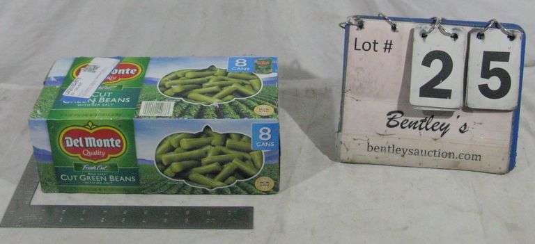 14.5 OZ CANS DEL MONTE GREEN BEANS (8 COUNT)
