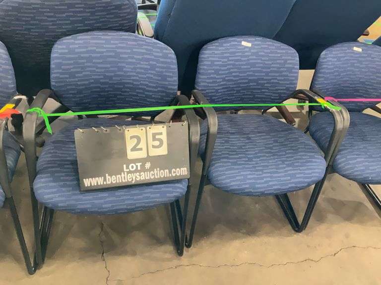 HON MODEL: 6216PE 90T BLUE FABRIC W/ SILVER ACCENT STRIPS (2X MONEY)