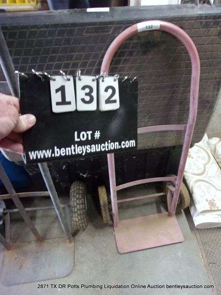 SMALL TWO-WHEEL DOLLY - BENT WHEELS