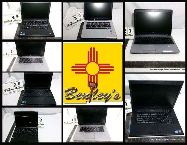 2882-NM Laptops, Tablets & Accessories Online Auction