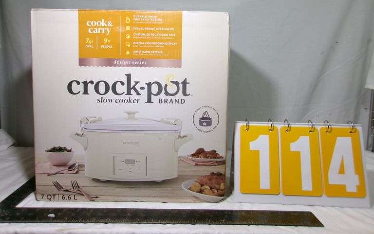 CROCK POT SLOW COOKER COOK & CARRY