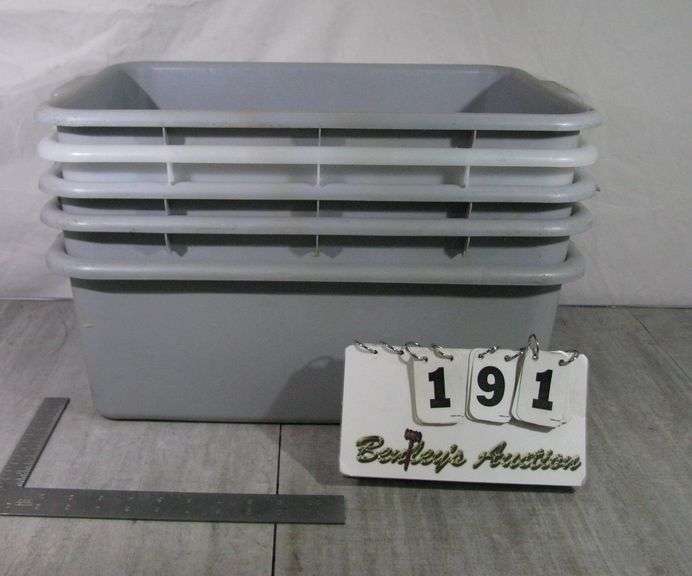 STACK: (5) BUS TOTES