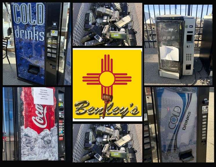 2865-NM Snack & Drink Vending Machines Online Auction