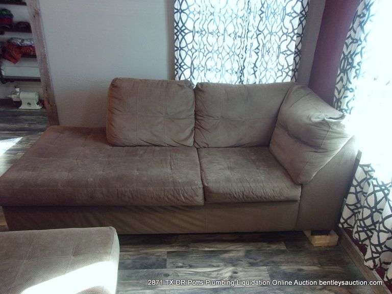 3-PIECE SOFA W/ MATCHING OTTOMAN