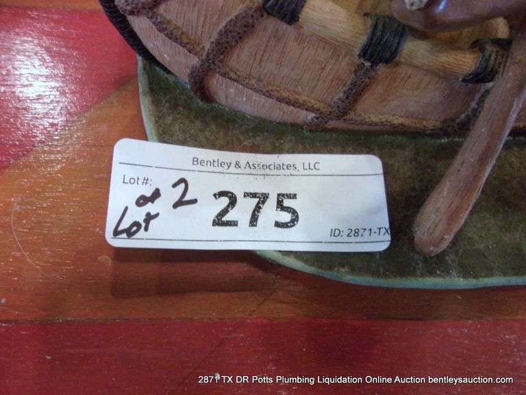 LOT: (2) INDIGINOUS OZARK FIGURINES