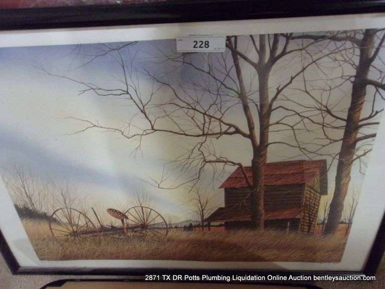 LOT: (2) WALL PICTURES AND (1) MONTHLY BOARD