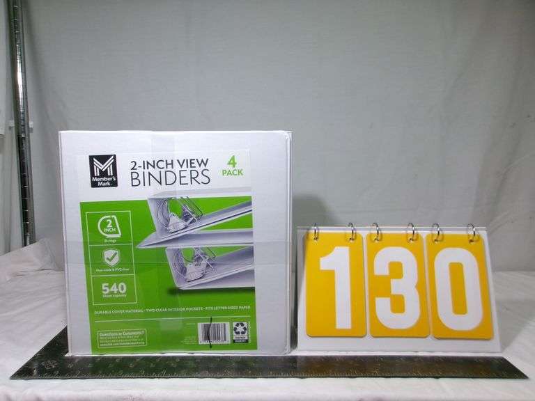 4-PACK 2" VIEW BINDERS