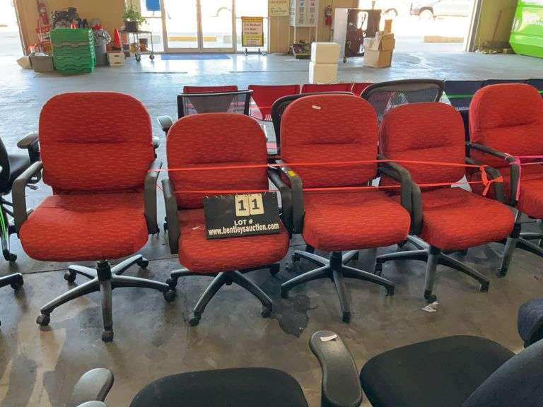 HON MODEL: 2092PE 42T RED W/ YELLOW ACCENT ADJUSTABLE HEIGHT (4X MONEY)