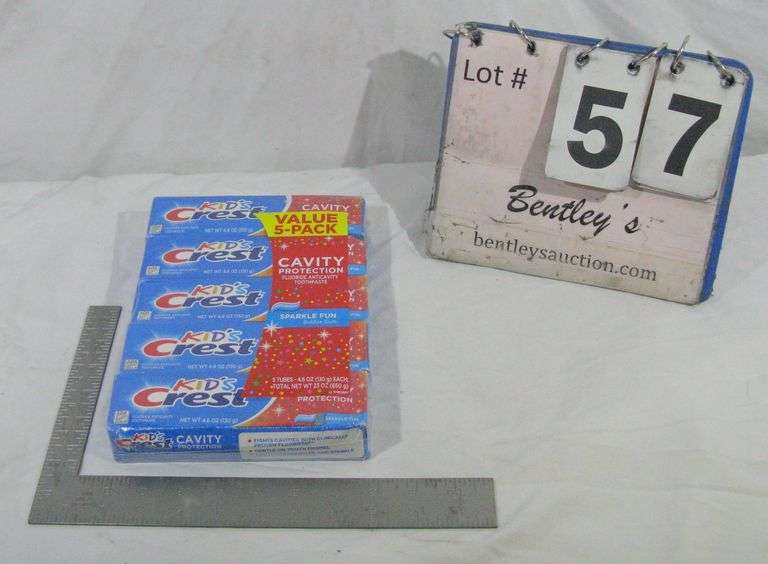 4-PACK KIDS CREST ADVANCE COLOR CHANGING TOOTHPASTE