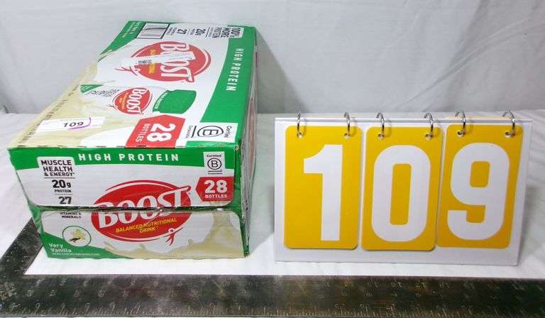 BOX: VANILLA BOOST HIGH PROTEIN