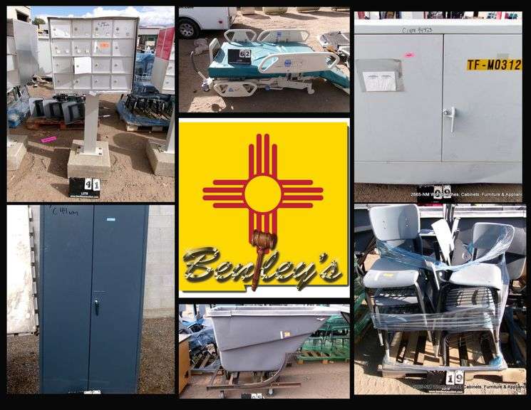 2665-NM Workbenches, Cabinets, Furniture & Appliances Online Auction