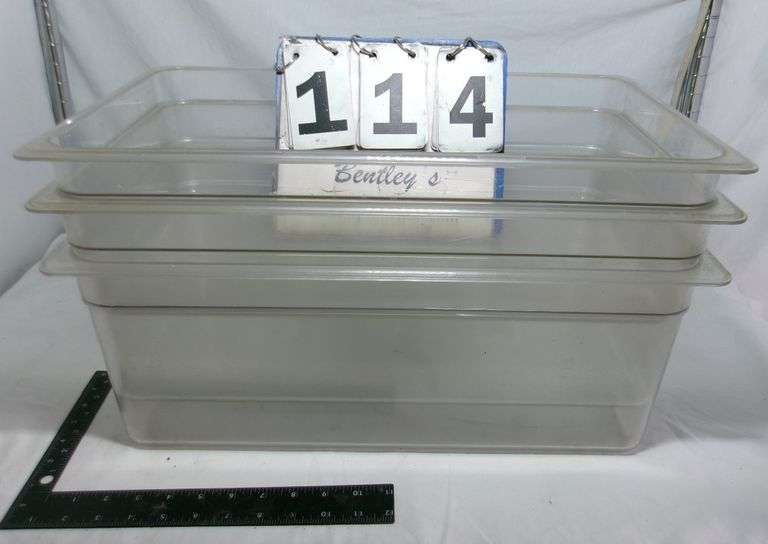 LARGE FOOD STORAGE CONTIANER, 3QTY