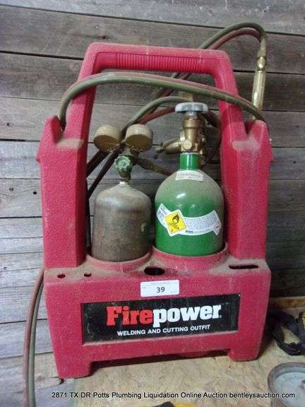 FIRE POWER WELDING AND CUTTING OUTFIT