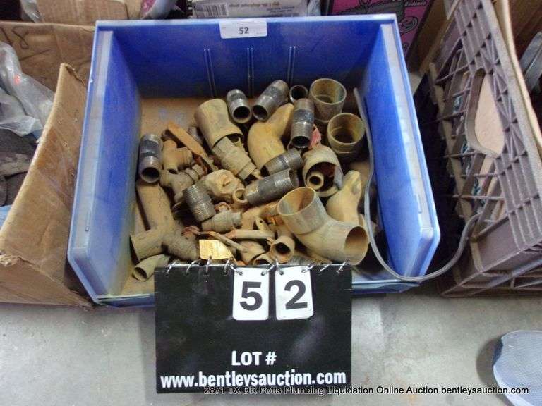 BLUE BIN: PIPE FITTINGS, BALL VALVES