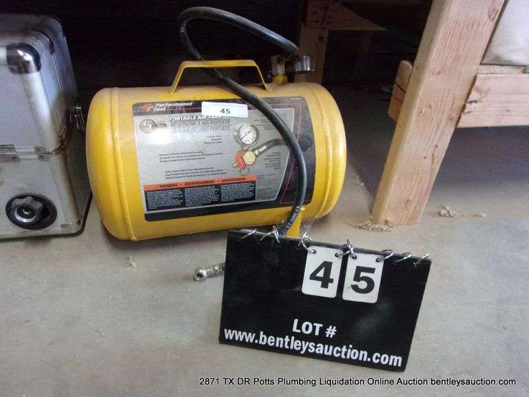PERFORMANCE TOOL PORTABLE AIR TANK