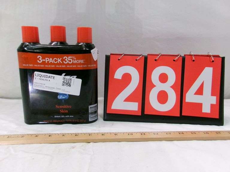 EDGE SHAVE GELL, SENSITIVE SKIN, 3PC.