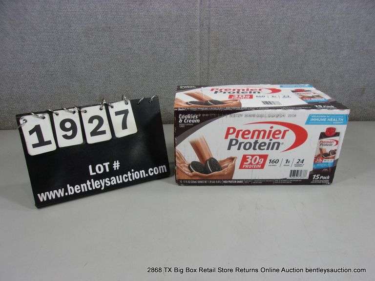 PREMIER PROTIEN COOKIES & CREAM, 15 PACK - Bentley & Associates, LLC