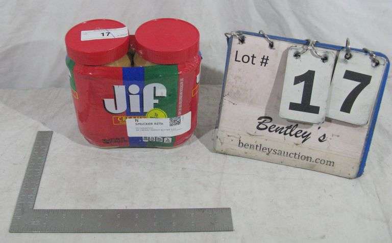 (2) 48 OZ JIF CREAMY PEANUT BUTTER