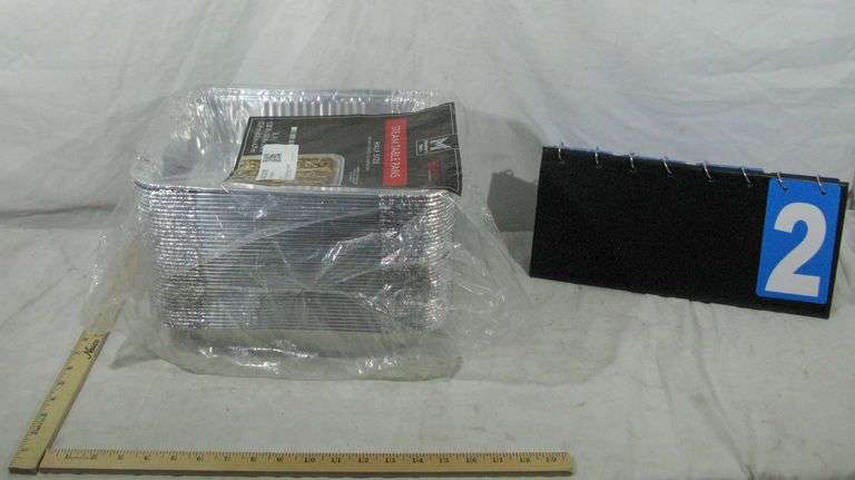 36-PACK STEAM TABLE PANS - HALF SIZE