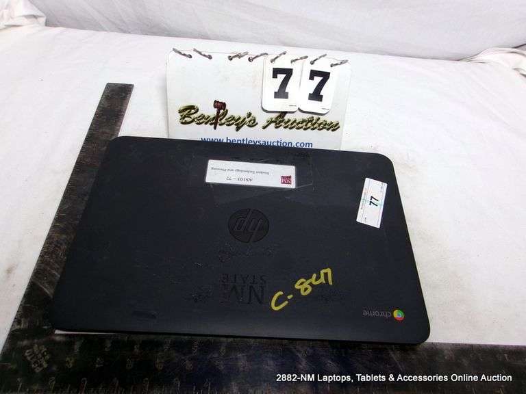 HP CHROME BOOK 14 G4 INTEL INSIDE - MISSING SCREWS, NO CORD