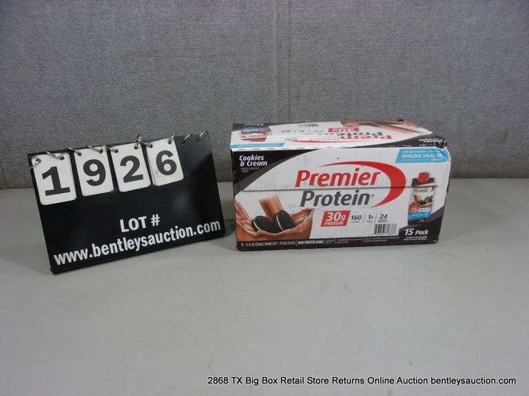 PREMIER PROTIEN COOKIES & CREAM, 15 PACK - Bentley & Associates, LLC