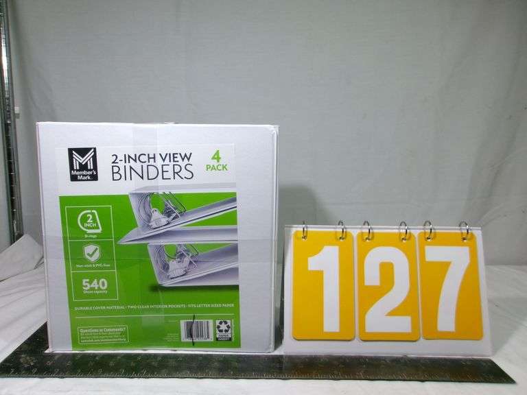 4-PACK 2" VIEW BINDERS