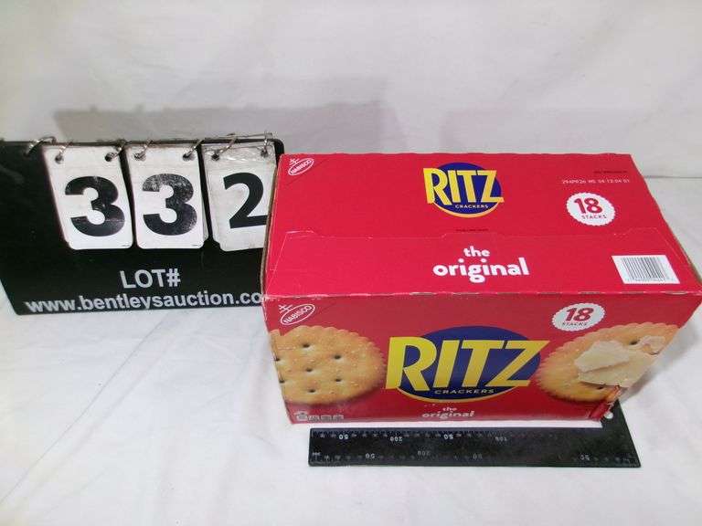 RITZ CRACKERS, 18 STACKS, BOX