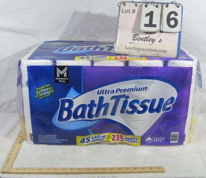 45 LARGE ROLLS ULTRA PREMIUM BATH TISSUE