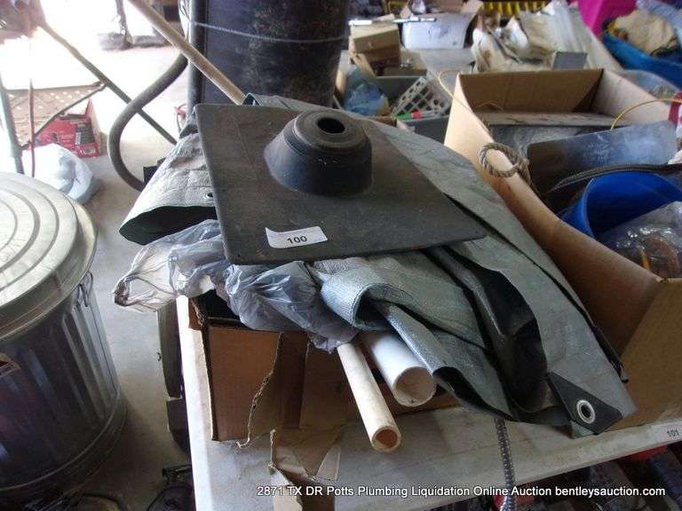 BOX: TARP, ROOF JACK, PIPE