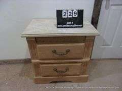 2-DRAWER BEDSIDE NIGHTSTAND