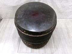 STACK OF LARGE STOVE DRUM COVERS, 36 QTY