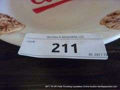 LOT: COOKIE BOWL, TEAPOT, SPATULA, SPOON, SALAD BOWL