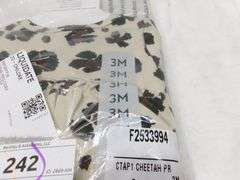 BABY GIRL PLAYWEAR SET, CHEETAH - SIZE 3M