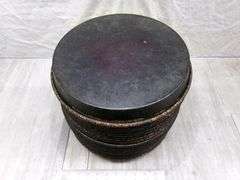 STACK OF LARGE STOVE DRUM COVERS, 24 QTY