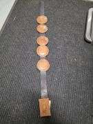 2 LEATHER CONCHOS BELT