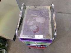 9 DRAWER SHELF ON WHEELS