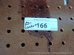 CONTENTS OF BOARD: COMBINATION WRENCHES, CRESCENT WRENCHES, SCREWDRIVERS