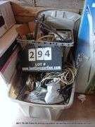 LOT: TUB W/ ASSORTED WIRES