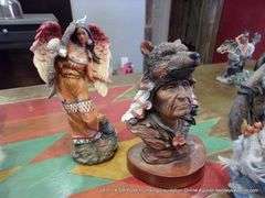LOT: (4) INDIGINOUS FIGURINES