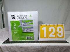 4-PACK 2" VIEW BINDERS