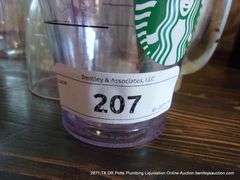 LOT: GLASS CUPS, MUGS, WINE GLASSES, STAINLESS CUP, MASON JAR