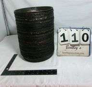 STACK OF SMALL STOVE DRUM COVERS, 50QTY