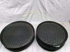 STACK OF LARGE PIZZA PLEEZER PANS, 14 QTY