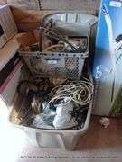 LOT: TUB W/ ASSORTED WIRES