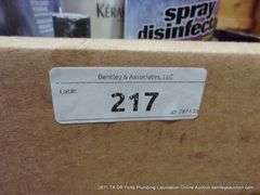 BOX: DISINFECTANT, SHAVE GEL, SHAMPOO, CONDITIONER