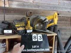 LOT: DEWALT TOOLS - SAW, DRILL, BATTERY & CHARGER