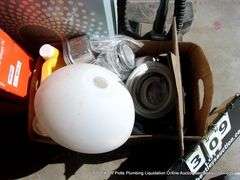 BOX: LAMPSHADE, AMERICAN STAR, BROADBAND CABLE, FOOD TRAYS, TOILET PAPER