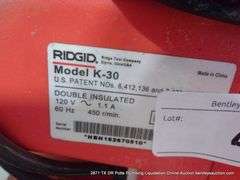 RIDGID SINK MACHINE MODEL: K-30