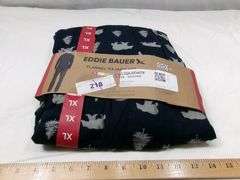 EDDIE BAUER FLANNEL PAJAMA SET, SIZE XL