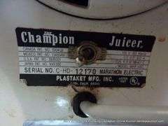THE CHAMPION JUICER AND ZEP HEAVY-DUTY CITRUS DEGREASER